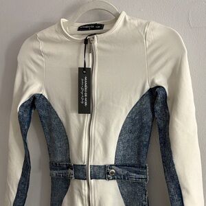 Maniere De Voir Dress with Denim